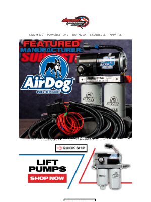 DieselPowerProducts - Featured Manufacturer: Airdog Fuel Systems