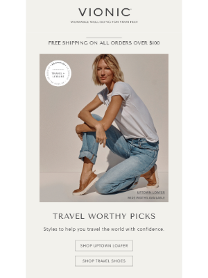 Vionic - Travel-Ready Shoes Just Landed