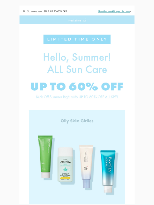 MASKSHEETS - 🌞 ALL Sunscreens on SALE! UP TO 60% OFF