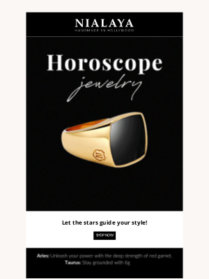 Nialaya Jewelry - Horoscope Jewelry