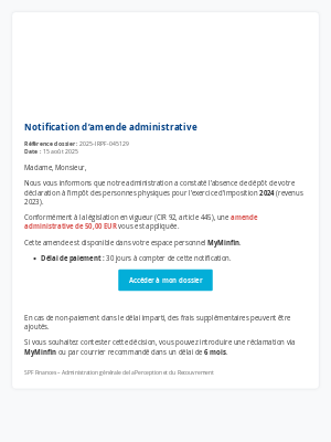 PetFlow - Résumé de votre situation administrative – Action recommandée
