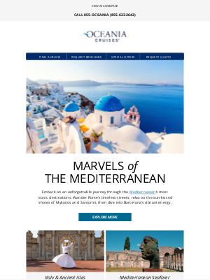 Oceania Cruises - Journeys Through the Heart of the Mediterranean