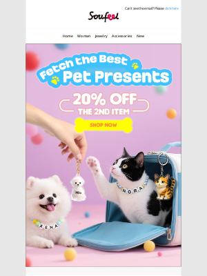 Soufeel Jewelry - Fetch the Best Pet Presents!