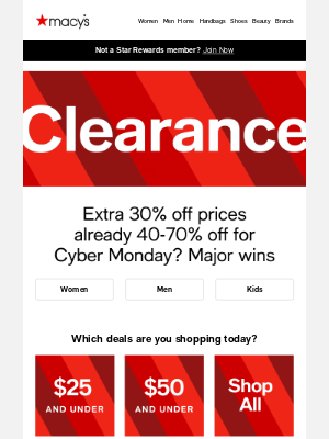 Macy's - 🚨Extra 30% off clearance🚨 Happening NOW