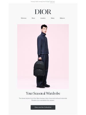 Dior - Essential Styles for Fall