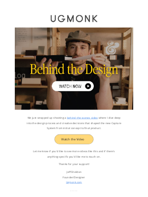 Ugmonk - 🎥 Behind the Design: The Capture System