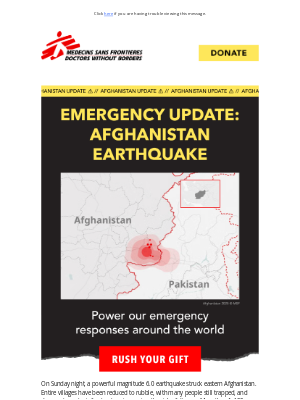 Doctors Without Borders - ⚠️ Afghanistan earthquake: An emergency update from MSF
