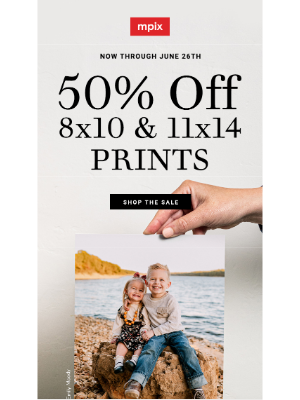 Mpix - Just dropped: 50% off 8x10 & 11x14 Prints