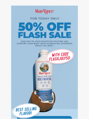 MaryRuth Organics - Your last Flash Sale deal