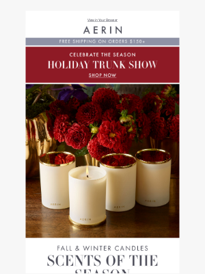AERIN LLC - Discover Seasonal Scented Candles