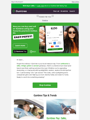 Gumtree Australia - Joann, Stay connected with Gumtree!!!