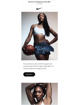 Nike - Winning lineup of Nike Bras