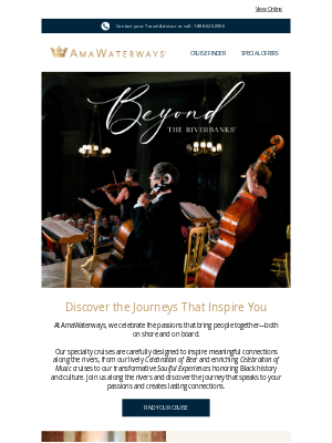 AmaWaterways - Beyond the Riverbanks: Celebrating Your Passions