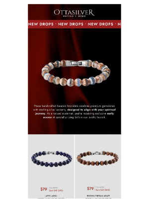 Ottasilver - EARLY ACCESS: New Beaded Bracelets (VIP Price)