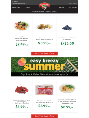 Hannaford Supermarkets - Carolyn, your weekly Hannaford flyer has arrived