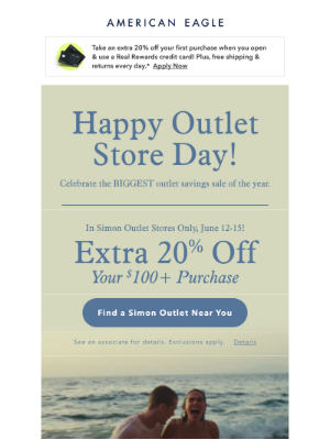 American Eagle Outfitters - Want an extra 20% off? 🎉 🎉