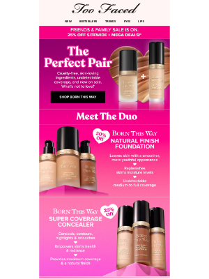 Too Faced Cosmetics - Natural Finish Foundation Is 50% Off 😱