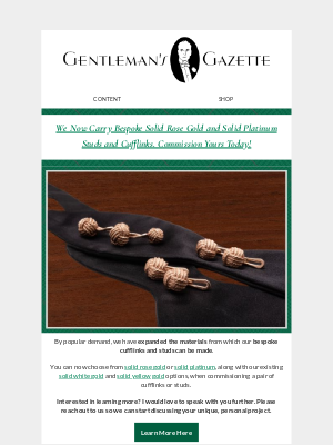 Gentleman's Gazette - Now in 🌹...