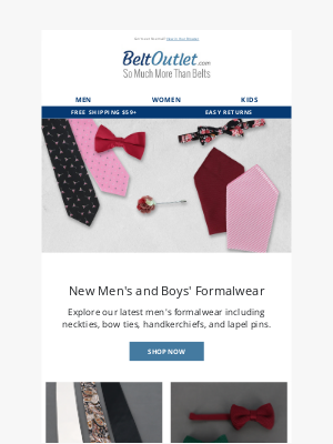 BeltOutlet.com - New Men's Formalwear Accessories