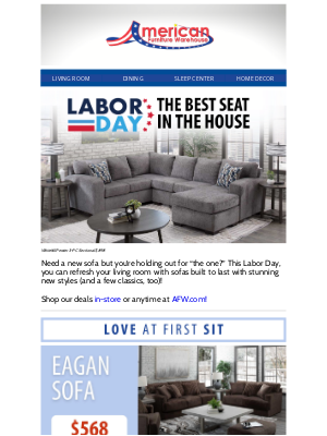 American Furniture Warehouse - Let's not cushion the truth...