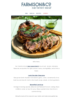 Farmison & Co - Perfect Lamb Cuts for Your Summer Feasts