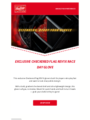 Rawlings Sporting Goods - Feel the Speed with this Exclusive REV1X