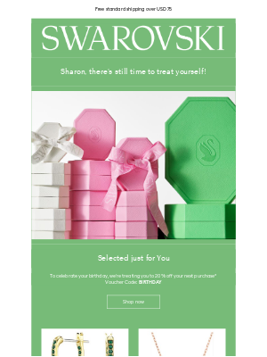 Swarovski - There’s still time to celebrate