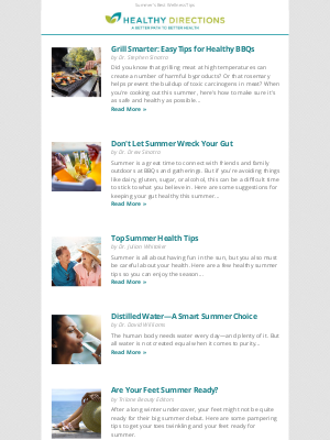 Healthy Directions - Your Go-To Guide for a Healthy, Happy Summer