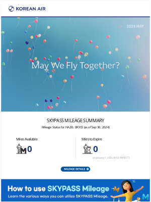 Korean Air (Korea) - [Korean Air] Your SKYPASS Insight, May 2025