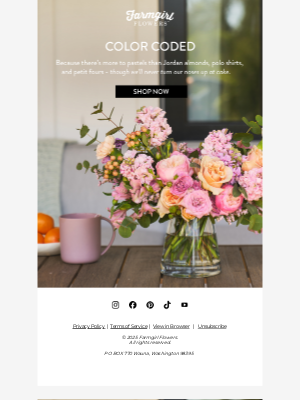 Farmgirl Flowers - show and pastel