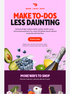 DoorDash - Stock up without stepping out