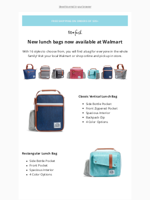 Fit & Fresh - Go back to school or work in style!