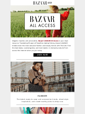 Harper's BAZAAR - Endless Fashion Inspiration is Just a Click Away