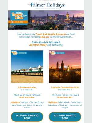 Glenton Holidays - Members Save £50 - Limited Time Offer