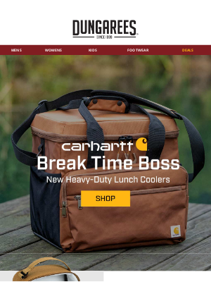 Dungarees - New Lunch Coolers from Carhartt