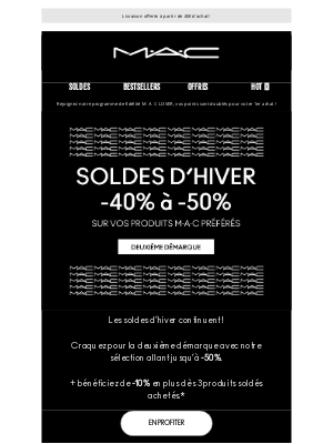 MAC Cosmetics (France) - LES SOLDES CONTINUENT ❄️