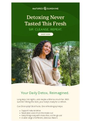 Nature's Sunshine - Energy, Detox, & Body Refresh 🌿