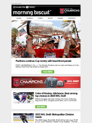 NHL - Your morning league news is here!