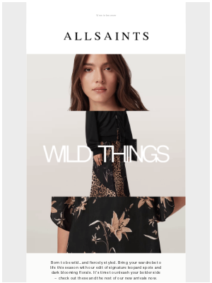 ALLSAINTS (United Kingdom) - Wild Things: New Florals & Leopards