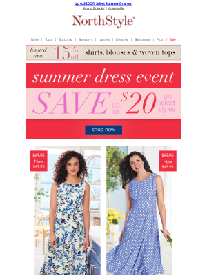 NorthStyle - $20 Off Select Dresses Now!