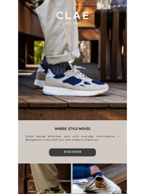 CLAE - ZUMA: Built for Motion