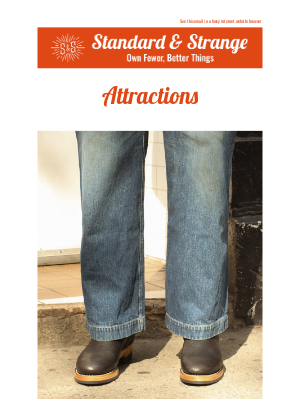 Standard & Strange - NEW: Attractions Footwear