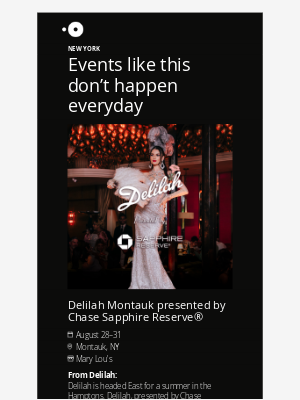 OpenTable - This month’s can’t-miss event in New York City