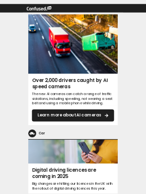 Confused - Update: AI speed cameras are catching more drivers