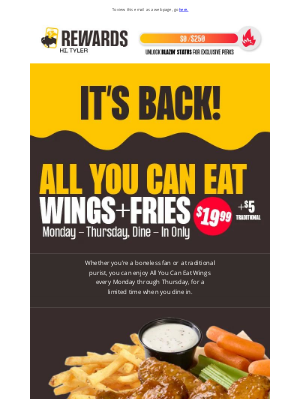 Buffalo Wild Wings - How many wings can you eat? 👀​