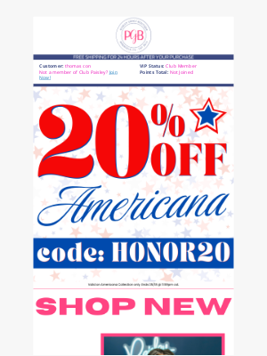 Paisley Grace Boutique - OMG NEW + 20% OFF AMERICANA?!!!💖