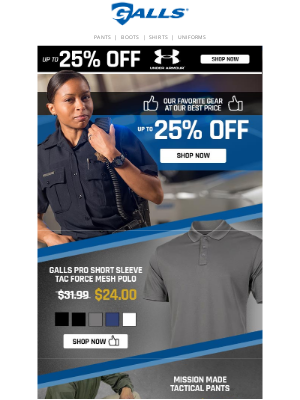 Galls - Favorites For A Reason....Up To 25% Off!