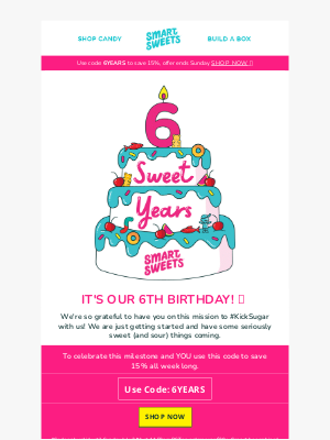 Smart Sweets (CA) - Birthday savings inside! 🎉