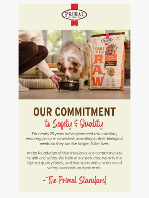 Primal Pet Foods - How Do We Keep Raw Food Safe?