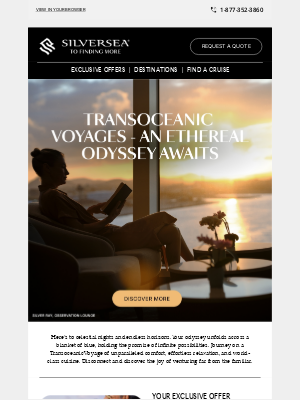 Silversea Cruises - Journey across oceans and endless horizons